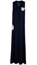 Sleeveless Racerback Maxi Dress with Built In Shelf Bra