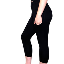 Cozy Loungewear Leggings with Side Phone Pocket Solid Black