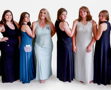 Maxi dress built in shelf bra phone pocket