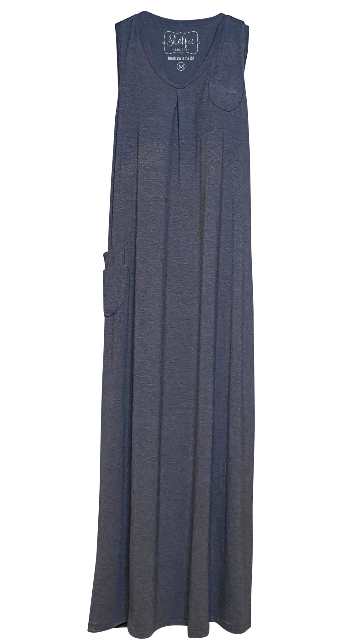 Cozy Loungewear Racerback Maxi Dress with Built In Shelf Bra Shelfie Shoppe Cozy Loungewear Racerback Maxi Dress with Built In Shelf Bra Shelfie Shoppe