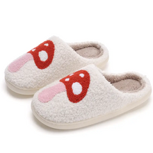 Cute Fluffy Muxhroom Slide Slippers